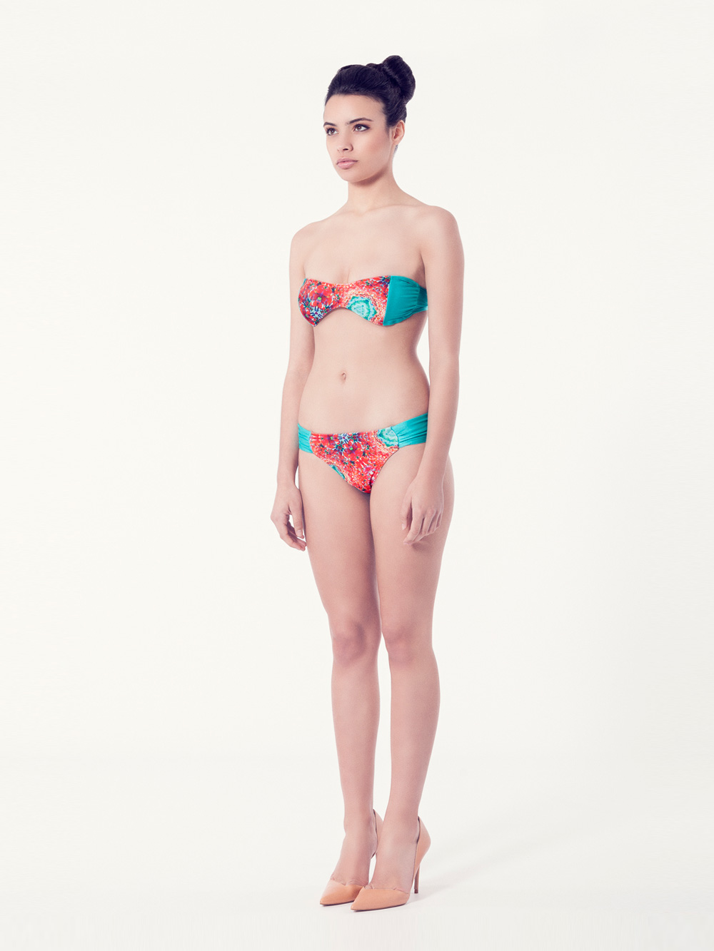 ACHILLEA Bikini tendencia – Vista normal– Estampado rojo – nadadora.com.es – swimwear