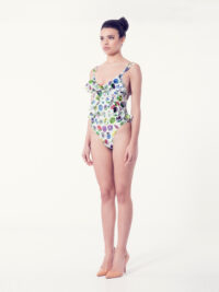 SILENE Bañador tendencia – Vista normal – Estampado blanco – nadadora.com.es – swimwear