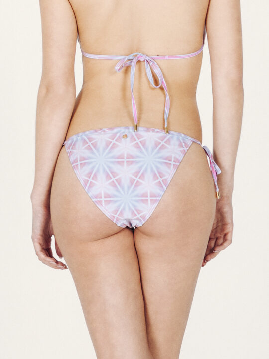 CAMILA Bikini básico – Braguita – Estampado AZUL/ROSA – nadadora.com.es – swimwear